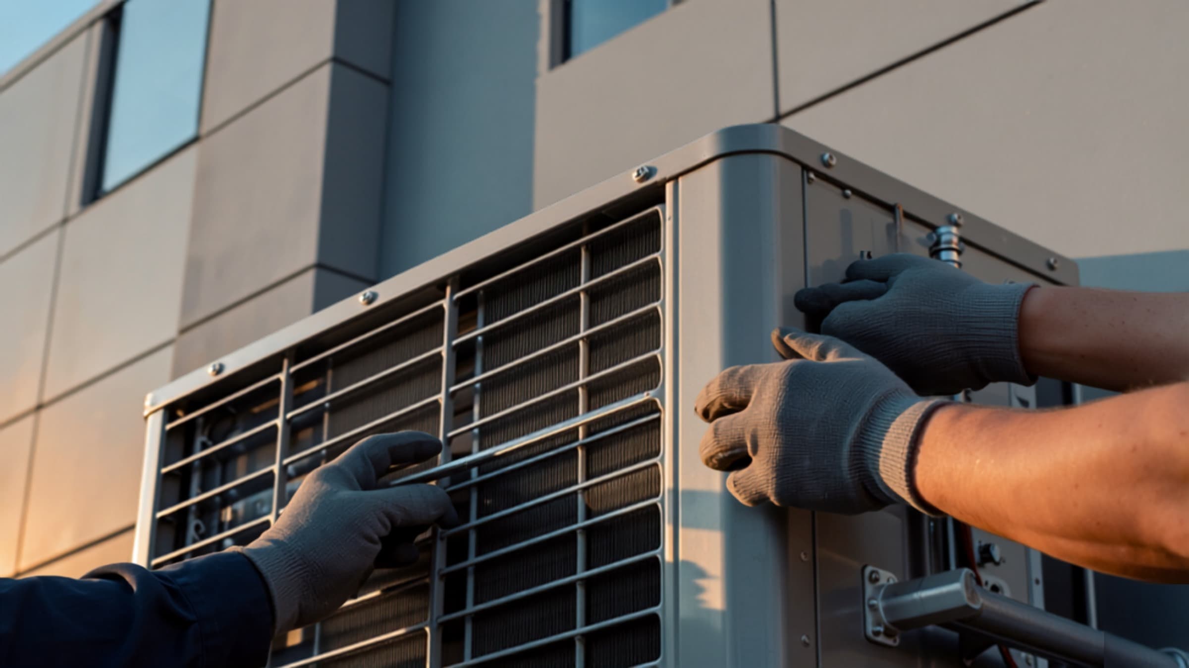 Modernização de instalação HVAC existente